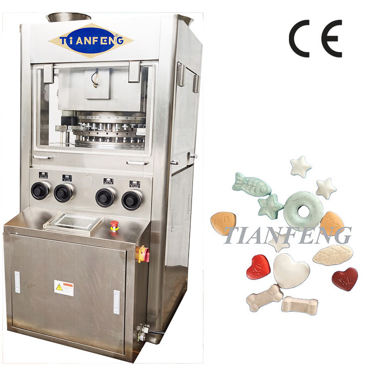 D Dụng cụ Máy ép viên thuốc quay tự động với màn hình cảm ứng PLC 7,5KW