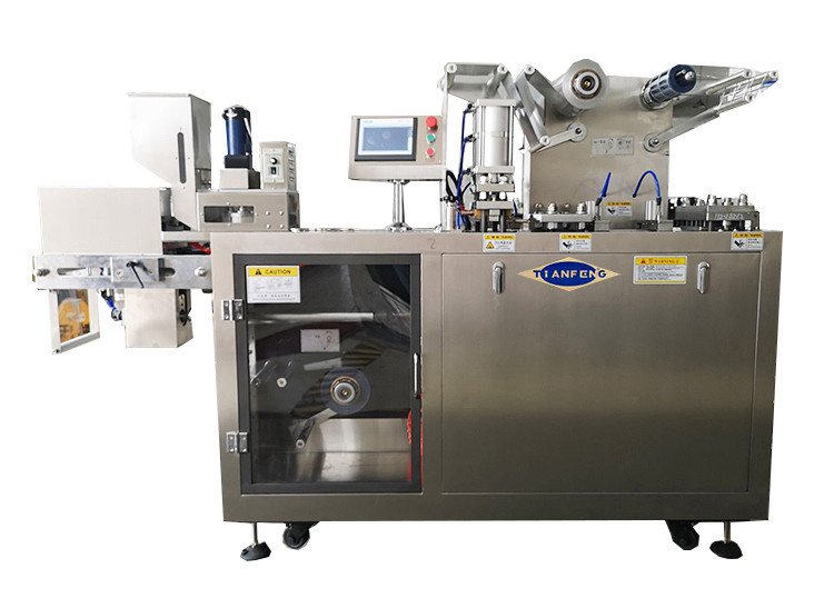 Máy đóng gói vỉ nhôm-nhựa loại phẳng DPB150 Ss304 Màn hình cảm ứng PLC