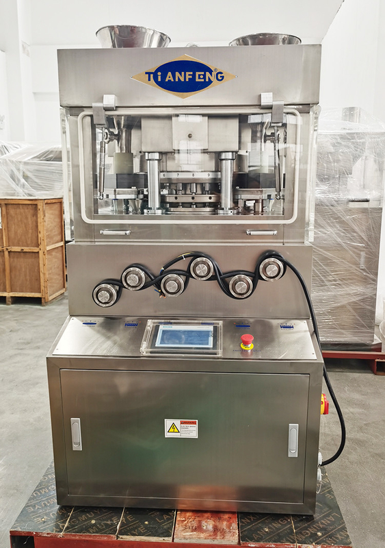 Máy ép viên quay tốc độ cao 189000 chiếc / giờ 3 đầu ra Động cơ 5,5KW