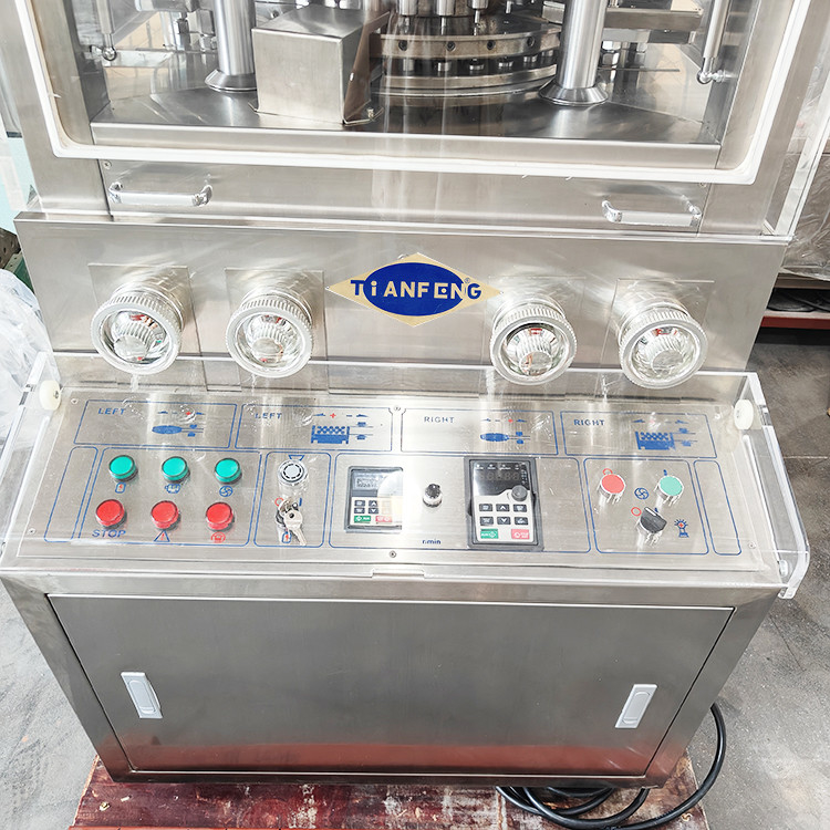 Máy ép viên nén dạng viên quay hai lớp ZPW31 60000 miếng / giờ với 2 bộ nạp cưỡng bức