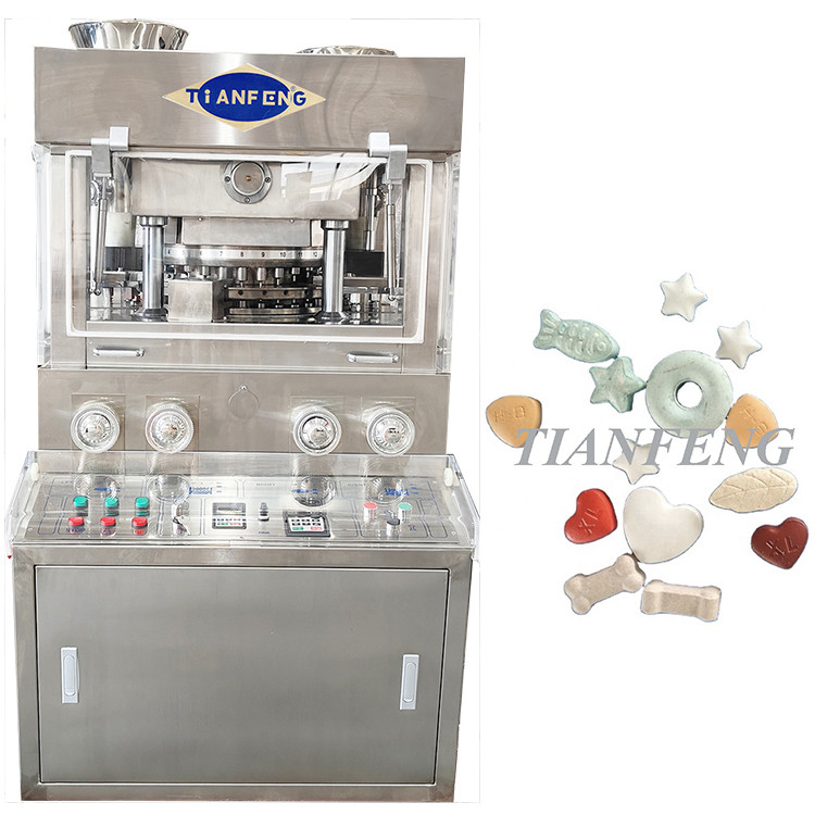 Máy ép viên nén loại quay 2 lớp với 2 bộ nạp cưỡng bức ZPW29