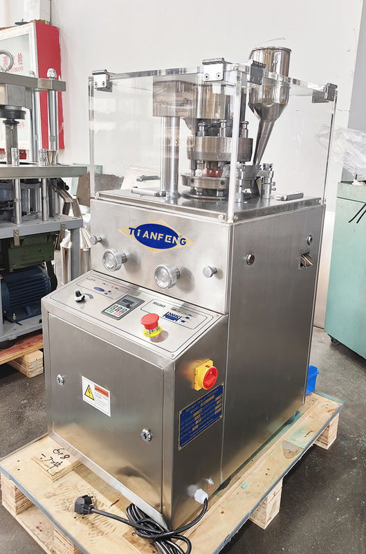 Tấm nén thuốc thuốc dược phẩm với áp suất tối đa 60KN và nguồn điện 380V/220V tùy chọn
