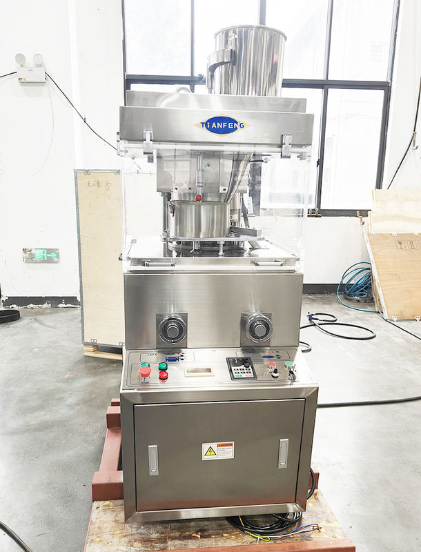 Tốc độ cao nhất 20-37RPM Press xoay để sản xuất viên thuốc Diameter viên tối đa 25mm