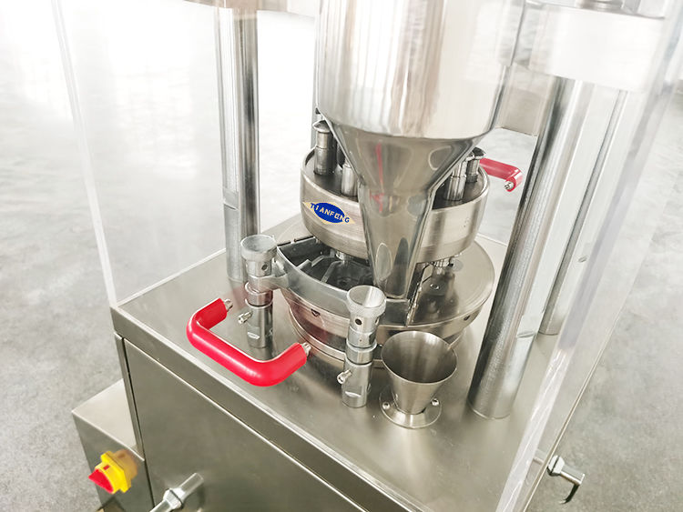 Máy nén viên tùy chỉnh với 9 khuôn và Công suất sản xuất tối đa 12600 viên/giờ, kích thước 480×635×1100 mm