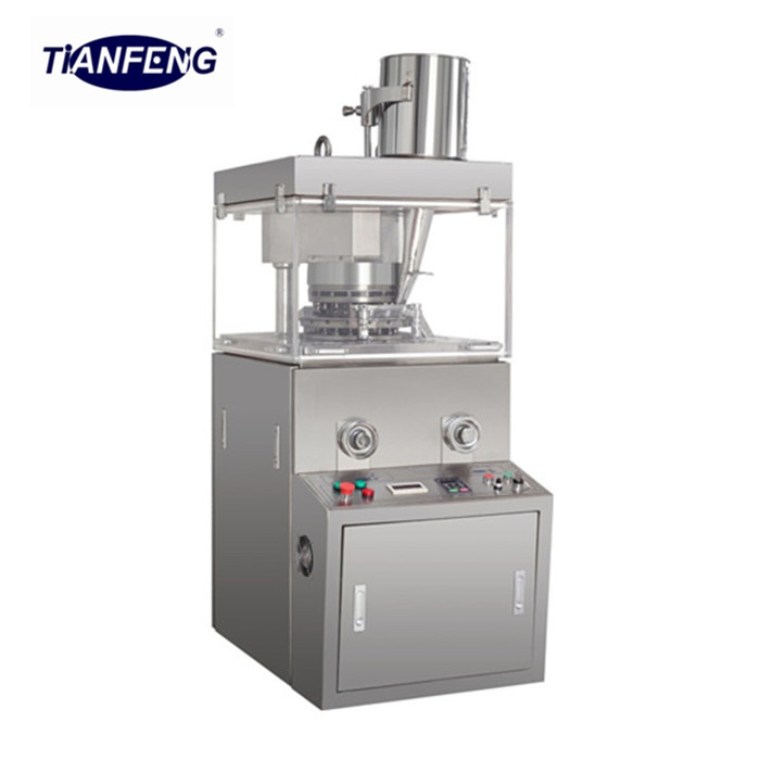 ZP15D Rotary Tablet Press Machine with 15 Dies 60kn Max Pressure and 22mm Max Diameter for Candy and Pharmaceutical Industries