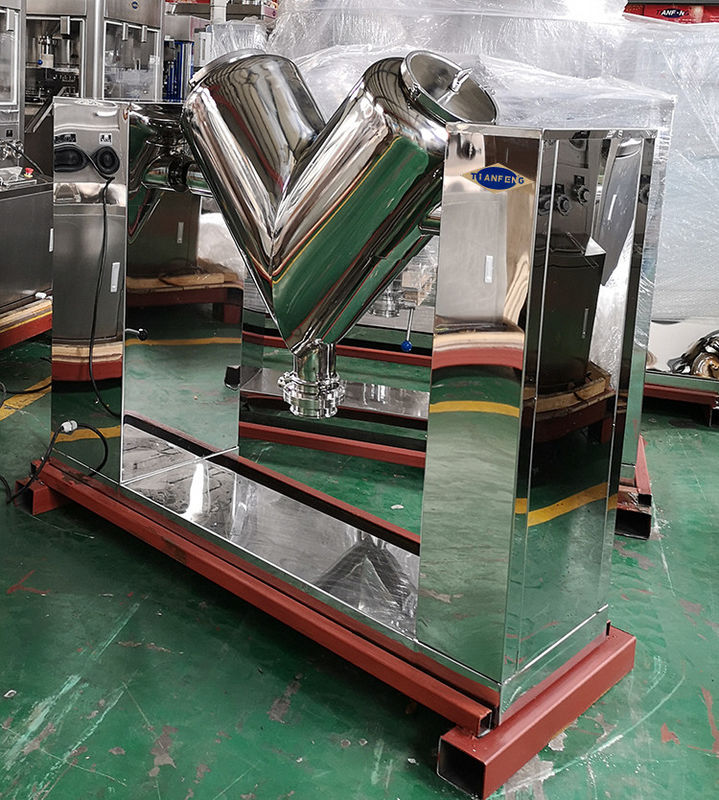 Hạt khô hoặc hạt ướt Dây chuyền sản xuất viên nén hình dạng V