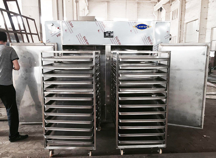 100kg Lô 48 đĩa Lò nướng không khí tuần hoàn ấm 15KW cho thực phẩm đậu biển