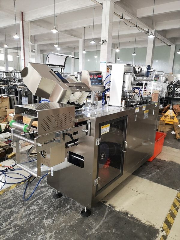 Máy đóng gói vỉ nhôm-nhựa loại phẳng DPB150 Ss304 Màn hình cảm ứng PLC