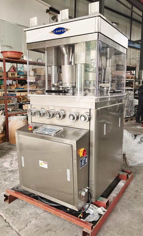 Máy nén viên 100 KN 3 lớp Loại quay 21500 miếng / giờ