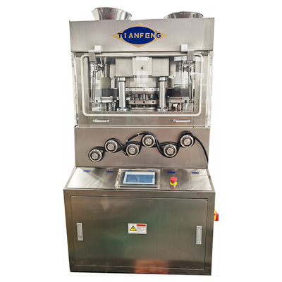Máy ép viên nén loại quay 3 lớp 189000 miếng / giờ với 3 bộ nạp cưỡng bức