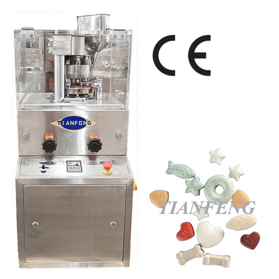 Thép không gỉ thuốc máy in máy nén viên Rotary Tốc độ lên đến 36rpm