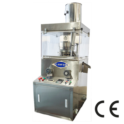 Máy nén thuốc dược phẩm công suất cao Zpw-17D 20mm Diameter Rotary Tablet Press